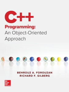 C++ Programming An Object Oriented Approach, 1e ISE (Behrouz A. Forouzan, Richard F. Gilberg) (Z Library)