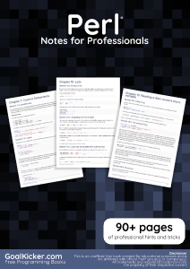 Perl Notes for Professionals (GoalKicker.com) (Z-Library)