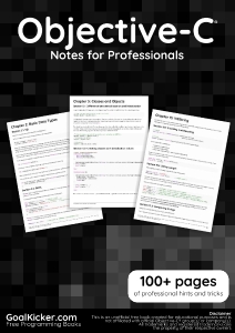 Objective-C Notes for Professionals (GoalKicker.com) (Z-Library)