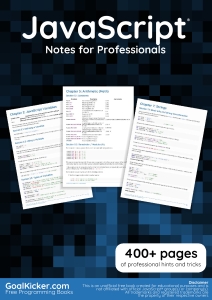 JavaScript Notes for Professionals (GoalKicker.com) (Z-Library)