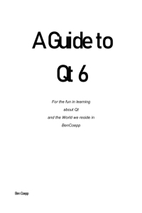 A Guide to Qt 6 Beginners Guide to Qt (Ben Coppicus) (z-library.sk, 1lib.sk, z-lib.sk)