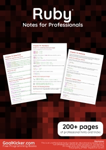Ruby Notes for Professionals (GoalKicker.com) (Z-Library)