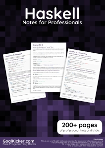 Haskell Notes for Professionals (GoalKicker.com) (Z-Library)