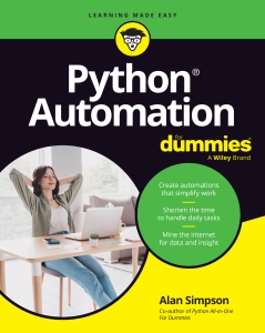 Python Automation For Dummies (Alan Simpson) (Z-Library)